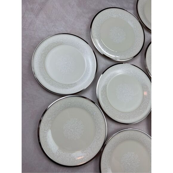 Lenox Moonspun Salad Plates Set of 8 - Picture 2 of 6